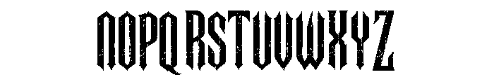 Hunted Halloween Font LOWERCASE