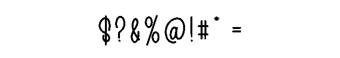 Hunter Newyear Font OTHER CHARS