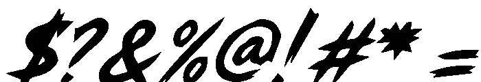 Yoga Lettering Creative Hunter Velocity Italic Font