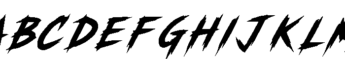 Yoga Lettering Creative Hunter Velocity Italic Font