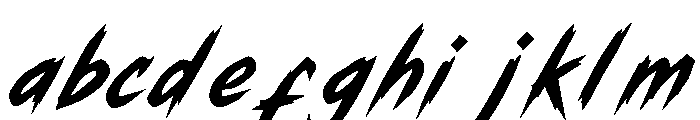 Hunter Velocity Italic FONT