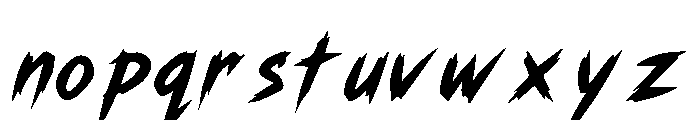 Hunter Velocity Font LOWERCASE