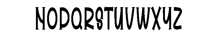 Hunter Welcome Font UPPERCASE