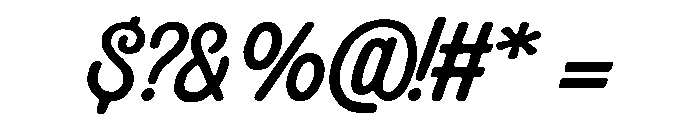 Hunter flora Regular Font OTHER CHARS