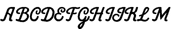 Hunter flora Regular Font UPPERCASE