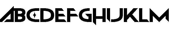 Hunters K-Pop Font UPPERCASE