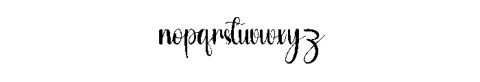 Hunting Agusty Font LOWERCASE