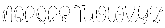 Hunting Bird Font UPPERCASE