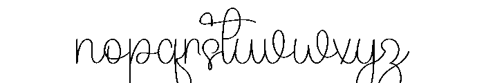 Hunting Bird Font LOWERCASE
