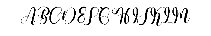 Hunting Calianda Font UPPERCASE