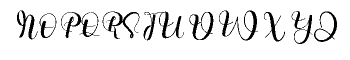 Hunting Calianda Font UPPERCASE