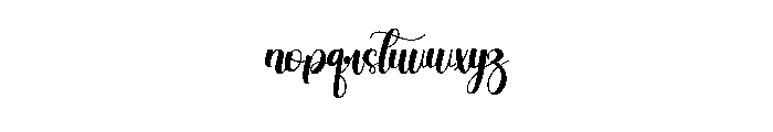 Hunting Calianda Font LOWERCASE