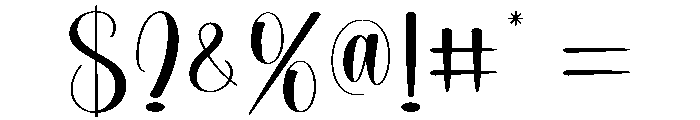 Hunting College Font OTHER CHARS