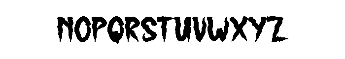 Hunting Midnight Font UPPERCASE