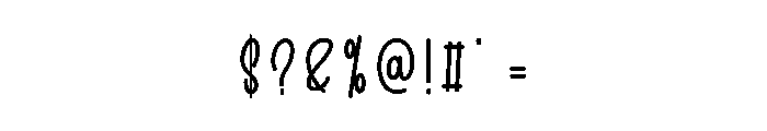 Hunting Monkey Font OTHER CHARS