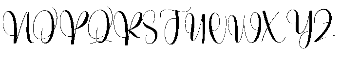 Hunting Ringlighty Font UPPERCASE