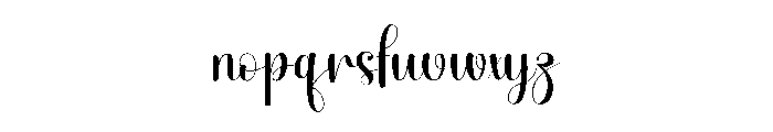 Hunting Ringlighty Font LOWERCASE