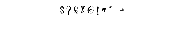 Huntingnight1 Font OTHER CHARS