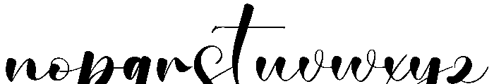 Huntingnight Font LOWERCASE
