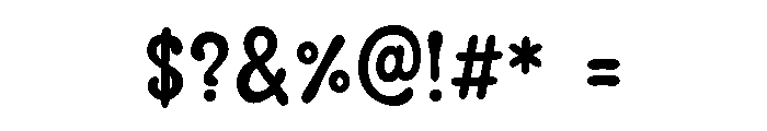 Hurry Grove Font OTHER CHARS