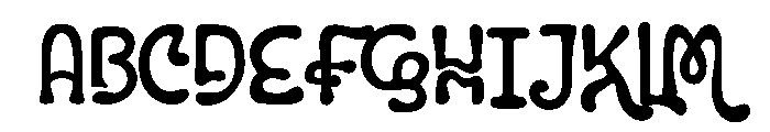Hurry Grove Font UPPERCASE
