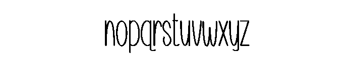 Husband Snow Font LOWERCASE