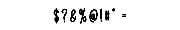 Husband Summer Font OTHER CHARS