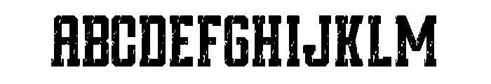 Husband Varsity Regular Font UPPERCASE