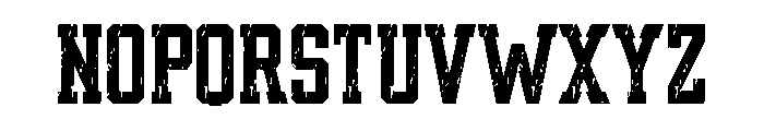 Husband Varsity Regular Font UPPERCASE