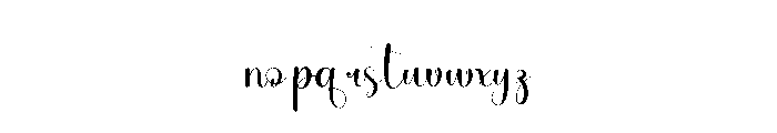 Husbands Font LOWERCASE