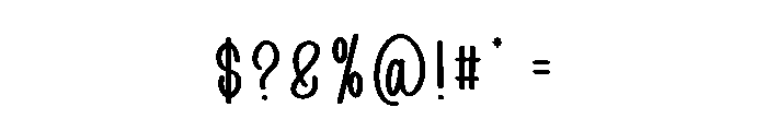 Husky Holiday Font OTHER CHARS