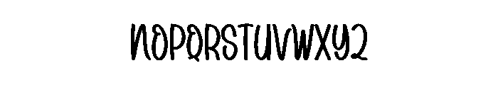 Husky Holiday Font LOWERCASE