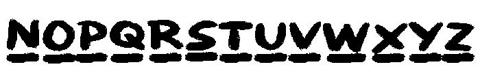 Hustle Jungle Regular Font LOWERCASE
