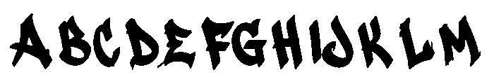 Hustle Street Font UPPERCASE