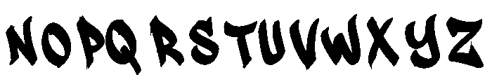 Hustle Street Font UPPERCASE
