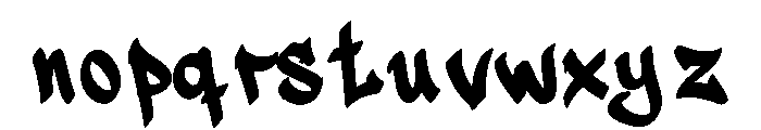 Hustle Street Font LOWERCASE