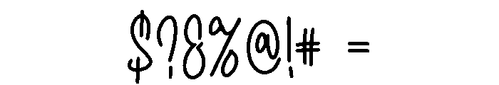 Hustone Font OTHER CHARS