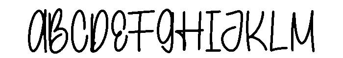 Hustone Font UPPERCASE