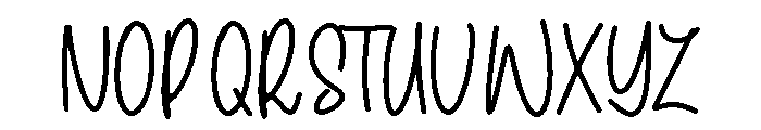 Hustone Font UPPERCASE