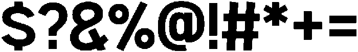 HU???? Medium otf (500) Font OTHER CHARS