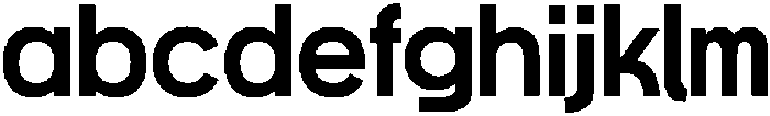 HU???? Medium otf (500) Font LOWERCASE