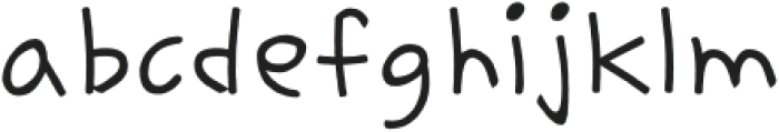 HUCookie Light otf (300) Font LOWERCASE