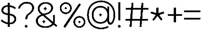 HUDiscopangpangKR Light otf (300) Font OTHER CHARS