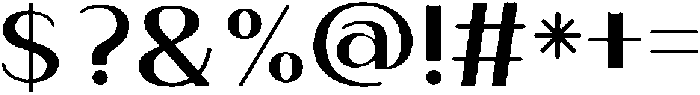 HUFlatwhiteKR Extra Bold otf (700) Font OTHER CHARS