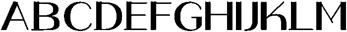 HUFlatwhiteKR Extra Bold otf (700) Font UPPERCASE