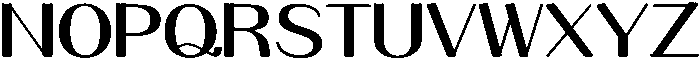 HUFlatwhiteKR Extra Bold otf (700) Font UPPERCASE