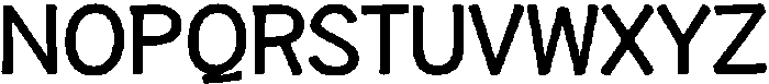 HUHandwriteKR Bold otf (700) Font UPPERCASE