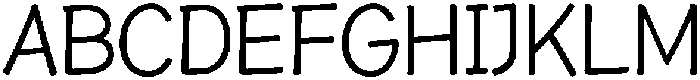 HUHandwriteKR Regular otf (400) Font UPPERCASE