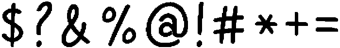 HUHikikiKR Regular otf (400) Font OTHER CHARS