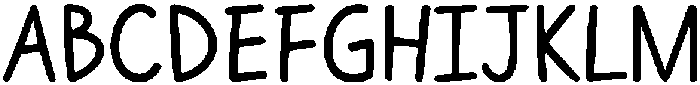 HUHikikiKR Regular otf (400) Font UPPERCASE